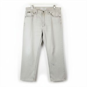 Lee Men's 40x30 Regular Fit Tan Workwear Denim Pants